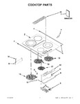 Diagram for 01 - Cooktop Parts