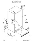 Diagram for 01 - Cabinet Parts