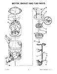 Diagram for 02 - Motor, Basket And Tub Parts