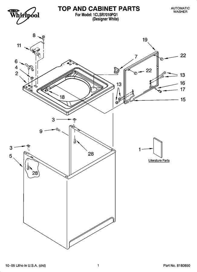 Diagram for 1CLSR7010PQ1