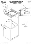 Diagram for 01 - Top And Cabinet Parts