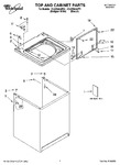 Diagram for 01 - Top And Cabinet Parts