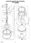 Diagram for 03 - Agitator, Basket And Tub Parts