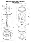 Diagram for 03 - Agitator, Basket And Tub Parts