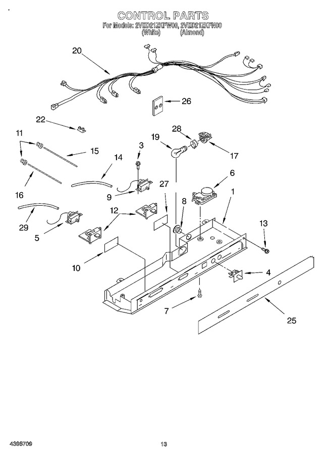 Diagram for 2VED21ZKFW00