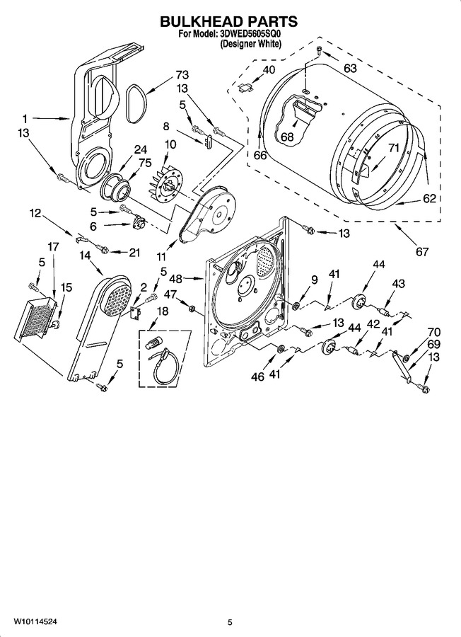 Diagram for 3DWED5605SQ0