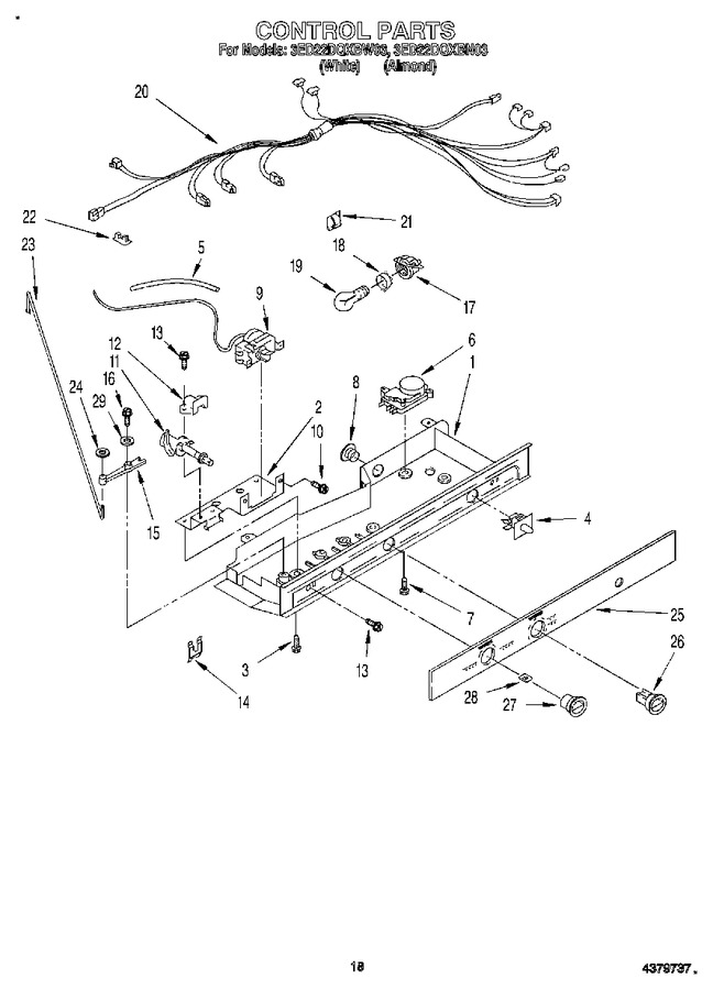 Diagram for 3ED22DQXBW03