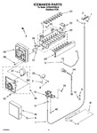 Diagram for 11 - Icemaker Parts, Parts Not Illustrated