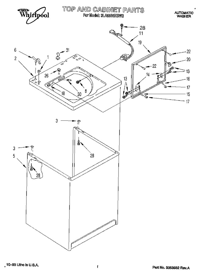 Diagram for 3LA5580XSW3