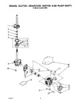 Diagram for 07 - Brake, Clutch, Gearcase, Motor And Pump