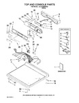 Diagram for 01 - Top And Console Parts