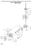 Diagram for 08 - Brake, Clutch, Gearcase, Motor And Pump