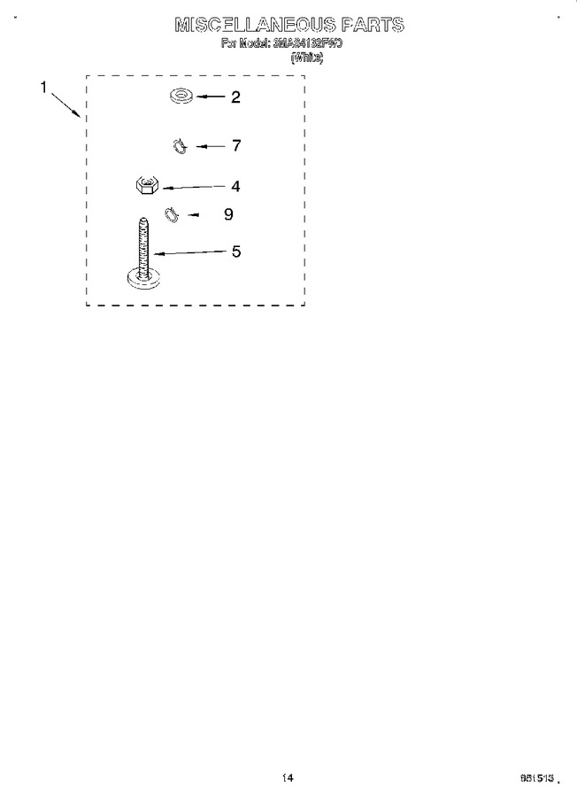 Diagram for 3MAS4132FW0