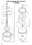 Diagram for 03 - Agitator, Basket And Tub Parts