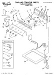 Diagram for 01 - Top And Console Parts