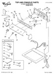 Diagram for 01 - Top And Console Parts