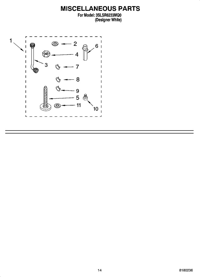 Diagram for 3SLSR6233MQ0