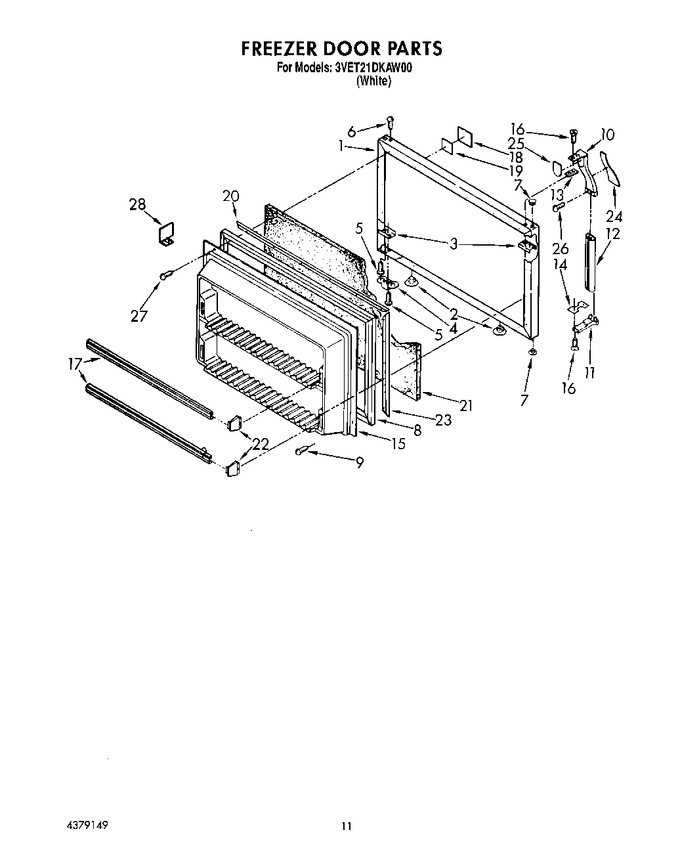 Diagram for 3VET21DKAW00