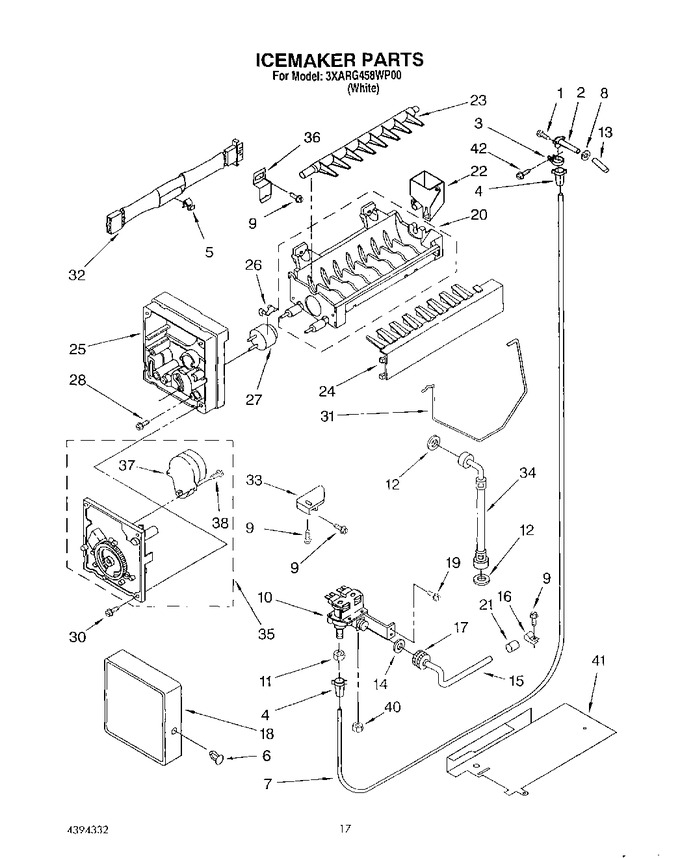 Diagram for 3XARG458WP00