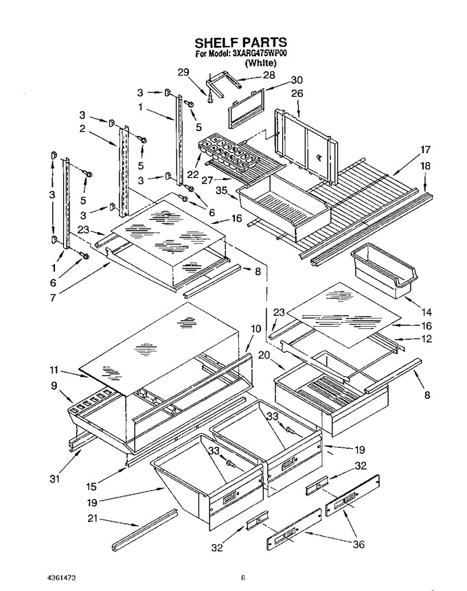 Diagram for 3XARG475WP00