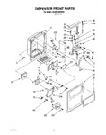 Diagram for 08 - Dispenser Front