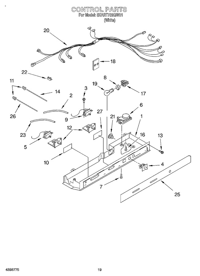 Diagram for 3XART732GW01