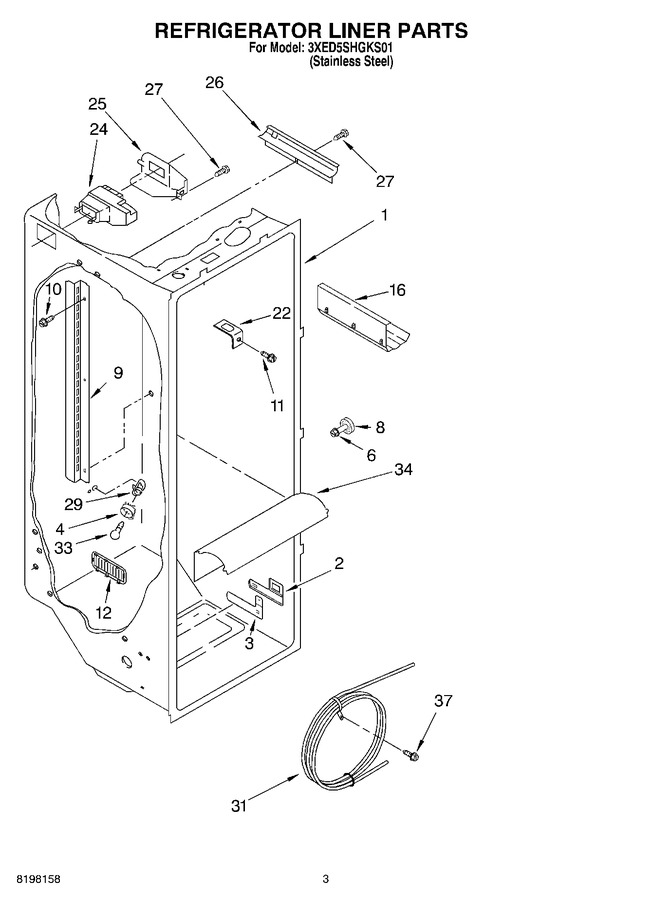 Diagram for 3XED5SHGKS01