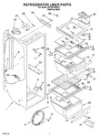 Diagram for 02 - Refrigerator Liner