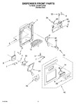 Diagram for 07 - Dispenser Front Parts