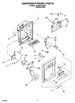 Diagram for 07 - Dispenser Front Parts