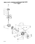 Diagram for 04 - Brake, Clutch, Gearcase, Motor And Pump