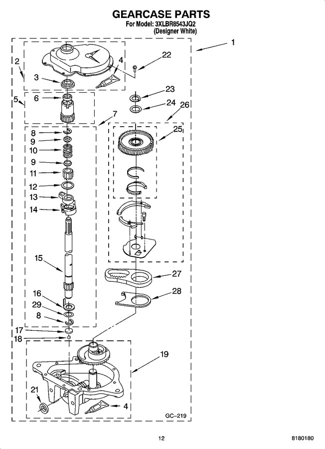 Diagram for 3XLBR8543JQ2