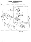 Diagram for 04 - 3402853 Burner Assembly