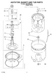 Diagram for 03 - Agitator, Basket And Tub Parts