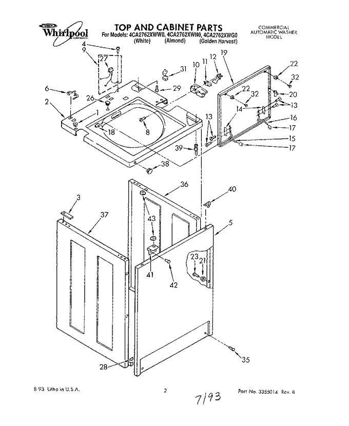 Diagram for 4CA2762XWW0