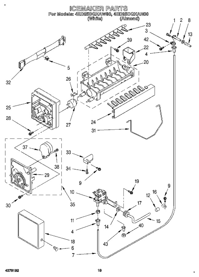 Diagram for 4ED25DQXAW00