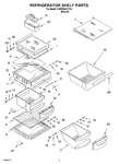 Diagram for 04 - Refrigerator Shelf Parts