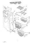 Diagram for 05 - Freezer Liner