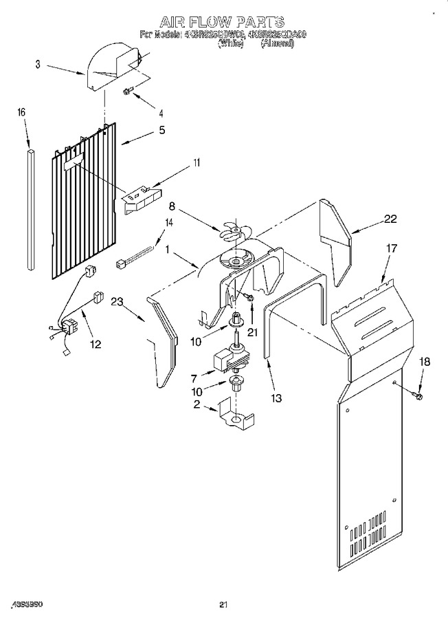 Diagram for 4KSRS25QDW00