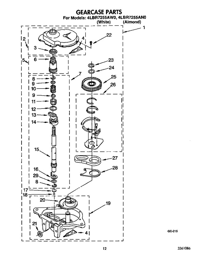 Diagram for 4LBR7255AN0