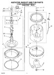 Diagram for 03 - Agitator, Basket And Tub Parts