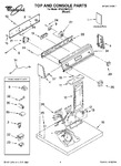 Diagram for 01 - Top And Console Parts