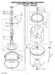 Diagram for 03 - Agitator, Basket And Tub Parts