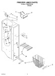 Diagram for 04 - Freezer Liner