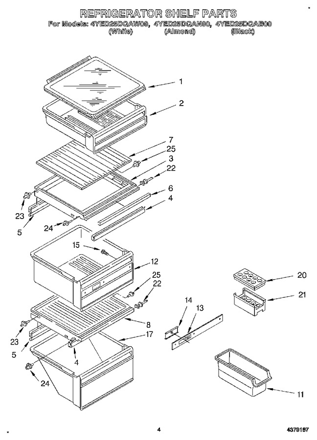 Diagram for 4YED25DQAW00