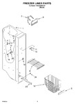 Diagram for 04 - Freezer Liner