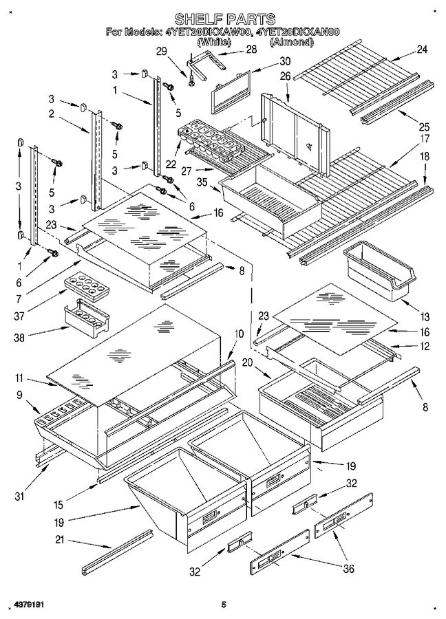 Diagram for 4YET20DKXAW00