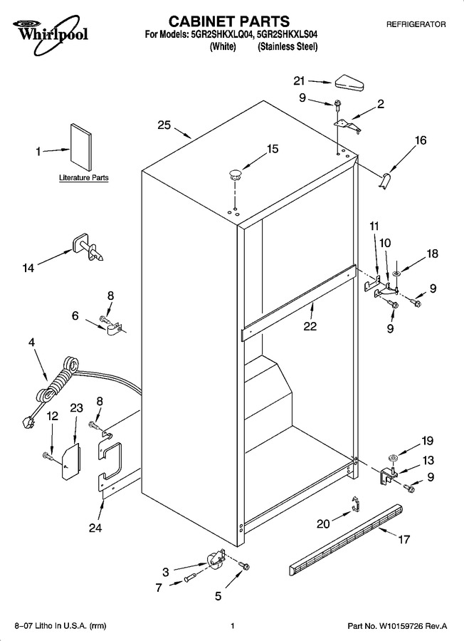 Diagram for 5GR2SHKXLQ04