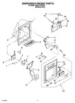 Diagram for 08 - Dispenser Front Parts