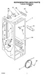 Diagram for 02 - Refrigerator Liner Parts